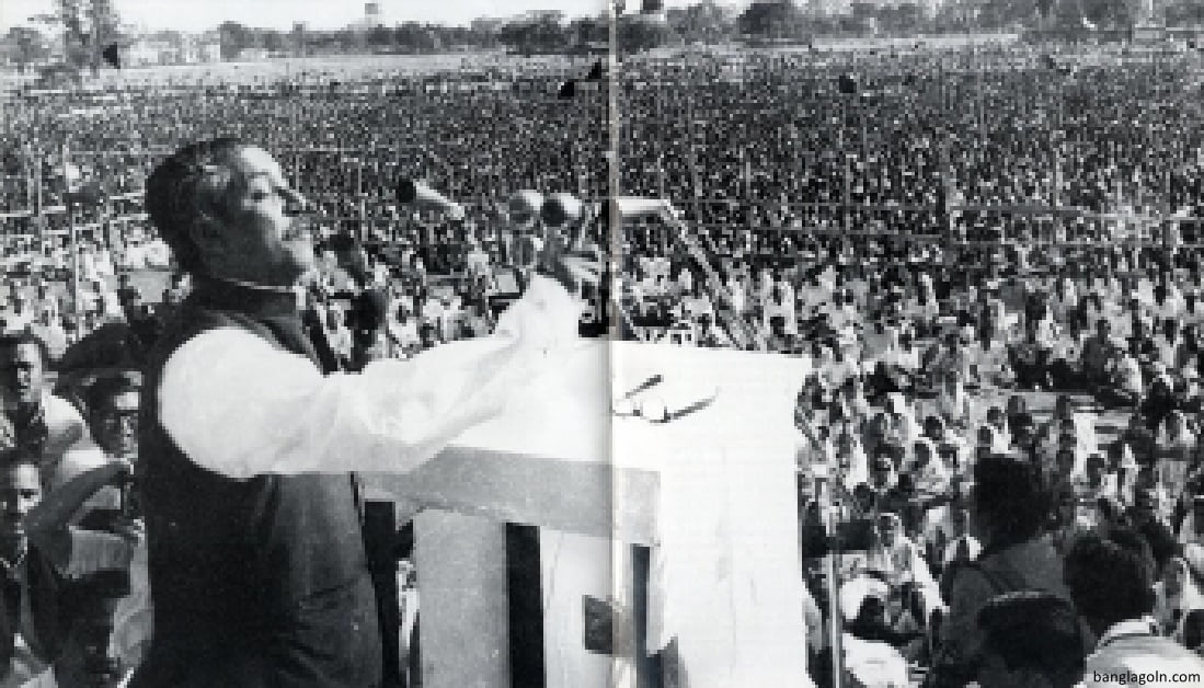 এবারের সংগ্রাম স্বাধীনতার সংগ্রাম প্রবন্ধ । শেখ মুজিবুর রহমান