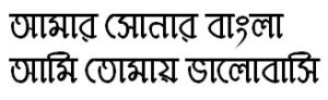 Mohanonda Bangla Front [ মহান্দা বাংলা ফন্ট ]